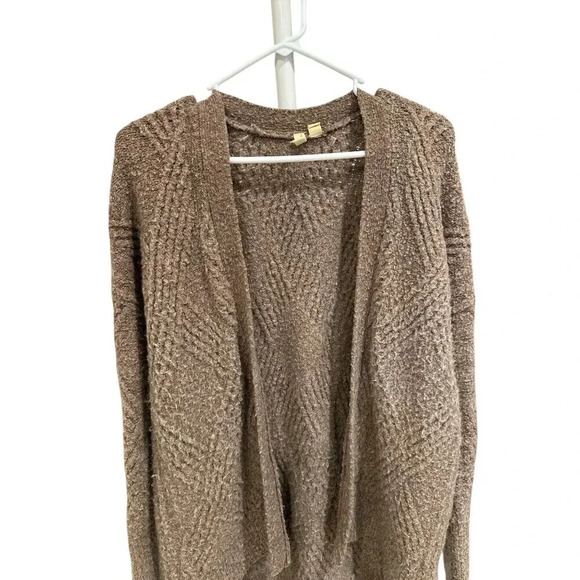 Anthropologie Moth Alpaca Wool Blend Open Front Cardigan Size XS, Pre-Owned. - Picture 2 of 7